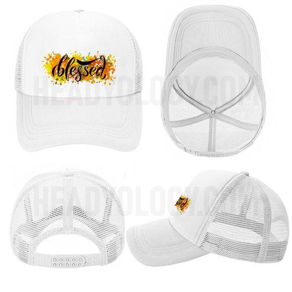 Blessed Hats With Floral Design Colorful Hats Baseball Trucker Hats UNISEX - Picture 11 of 16